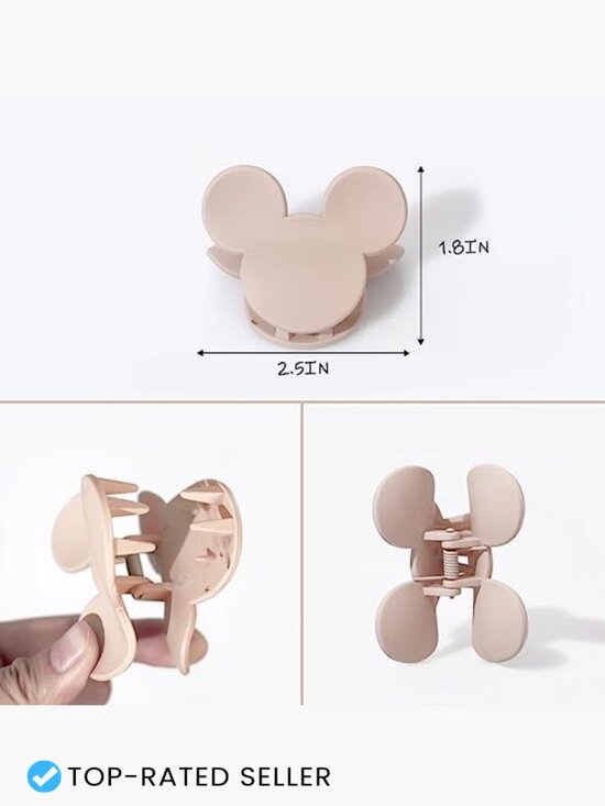 8 Pcs Mini Hair Claw Clips Non-Slip Acrylic Jaw Clips for Half-Up Styles